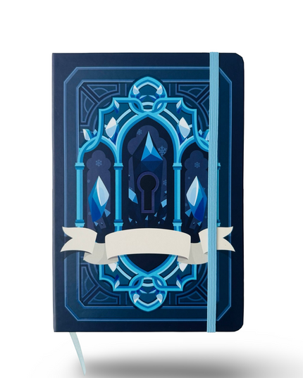 Notebook Hardcover A5 Magic Key Blue - Kenji - CuteStuff.nl