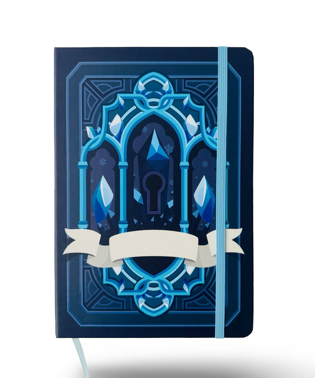 Notebook Hardcover A5 Magic Key Blue - Kenji - CuteStuff.nl