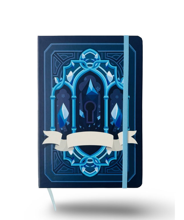 Notebook Hardcover A5 Magic Key Blue - Kenji - CuteStuff.nl