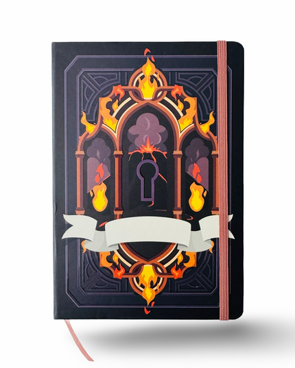 Notebook Hardcover A5 Magic Key Yellow - Kenji - CuteStuff.nl
