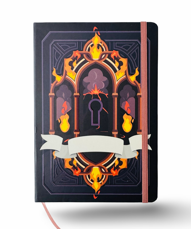 Notebook Hardcover A5 Magic Key Yellow - Kenji - CuteStuff.nl