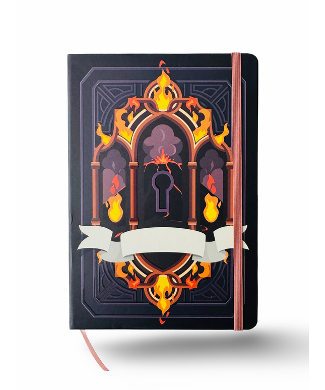 Notebook Hardcover A5 Magic Key Yellow - Kenji - CuteStuff.nl