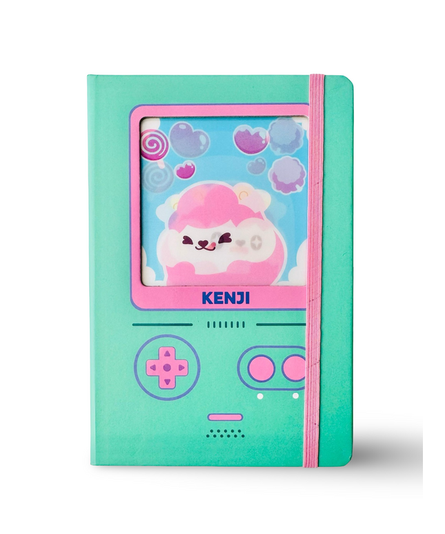 Notebook Hardcover A5 Retro Sheep Flossy - Kenji - CuteStuff.nl