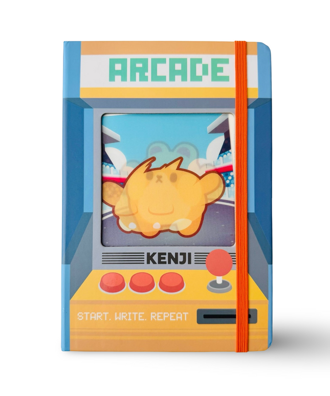 Notebook Hardcover A5 Retro Shiba Jasper - Kenji - CuteStuff.nl