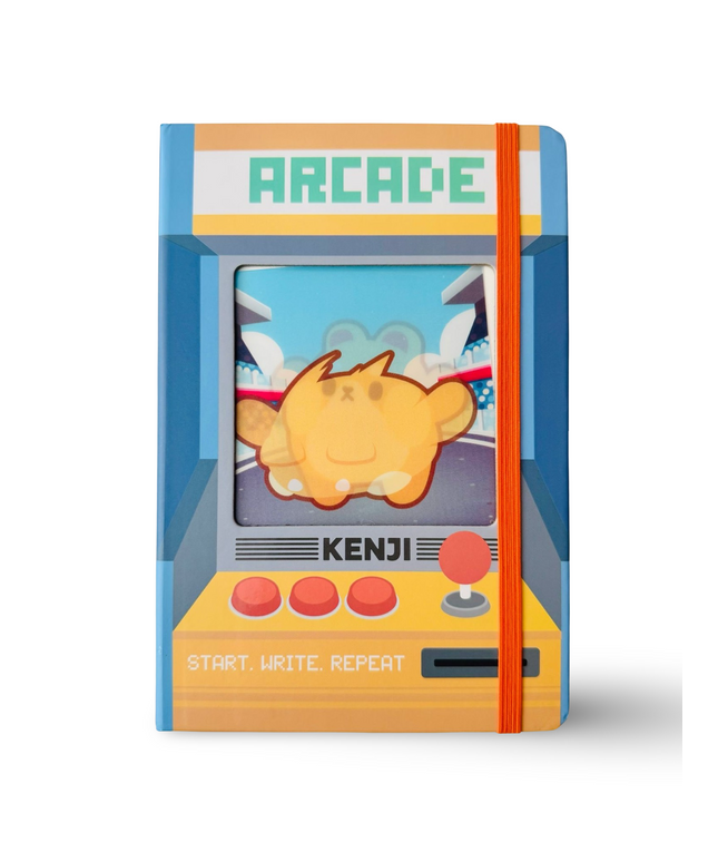 Notebook Hardcover A5 Retro Shiba Jasper - Kenji - CuteStuff.nl