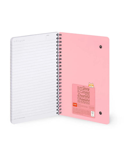 Notebook Hardcover Ring A5 Corgi - Legami - CuteStuff.nl