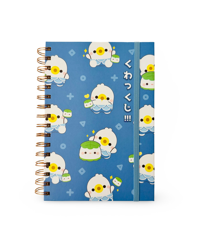 Notebook Hardcover Ring A5 KLAND QUACK - JI - Kenji - CuteStuff.nl