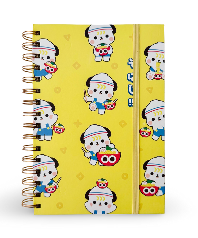 Notebook Hardcover Ring A5 KLAND SOBA - JI - Kenji - CuteStuff.nl