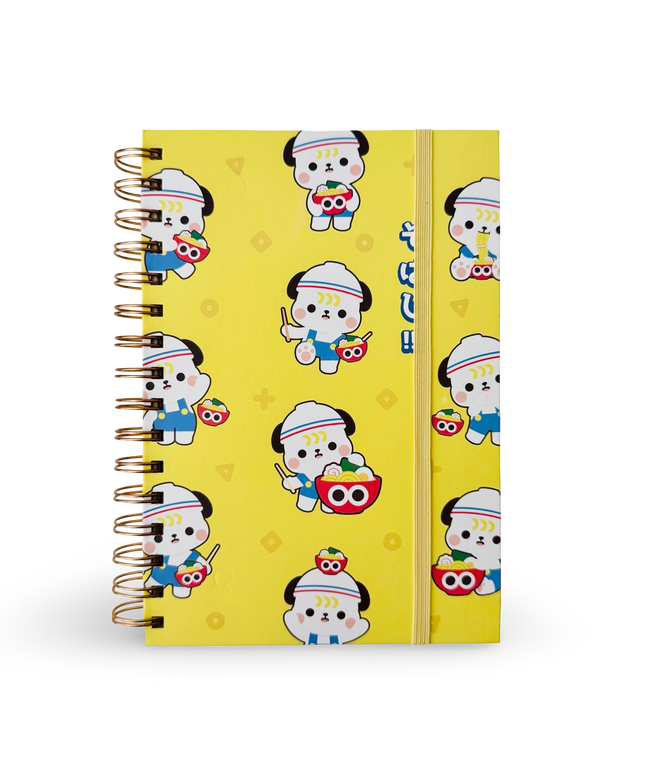 Notebook Hardcover Ring A5 KLAND SOBA - JI - Kenji - CuteStuff.nl