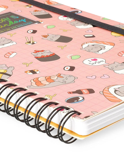 Notebook Hardcover Ring A5 Sushi Cats - Legami - CuteStuff.nl