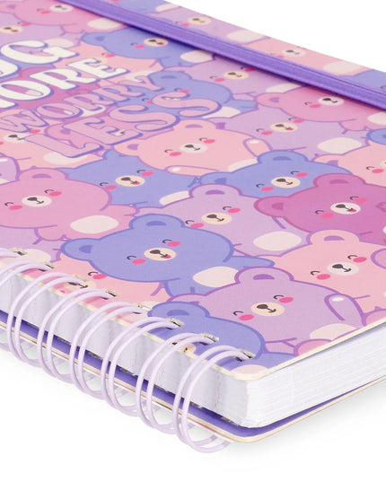 Notebook Hardcover Ring A5 Teddy Bear - Legami - CuteStuff.nl