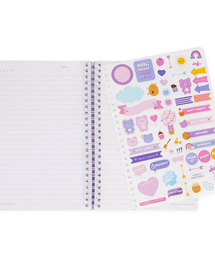 Notebook Hardcover Ring A5 Teddy Bear - Legami - CuteStuff.nl