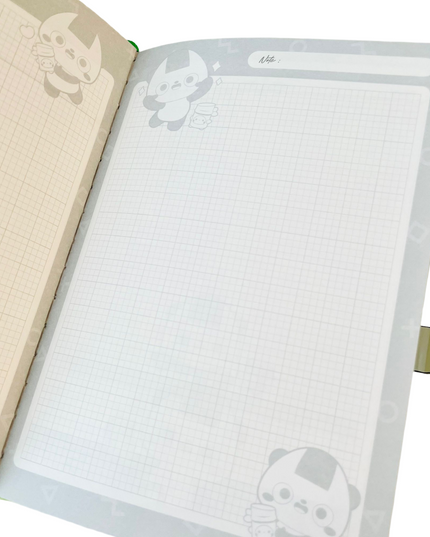 Notebook Soft A5 KLAND ONI - JI - Kenji - CuteStuff.nl