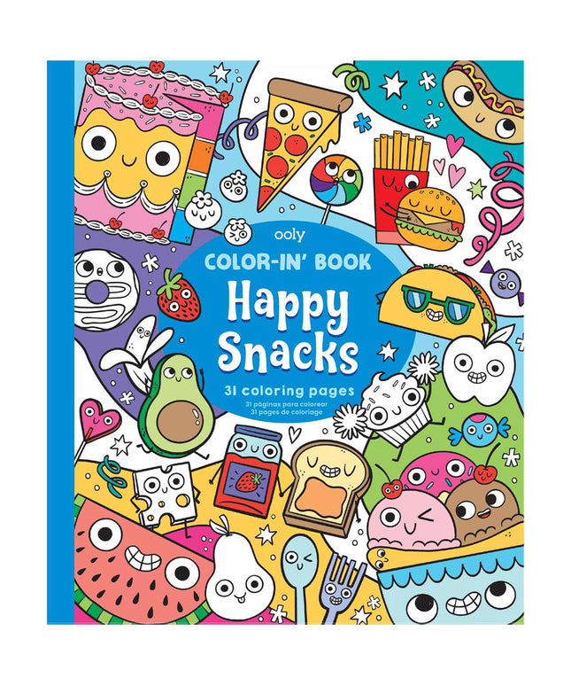 Ooly – Kleurboek - Happy Snacks - CuteStuff.nl