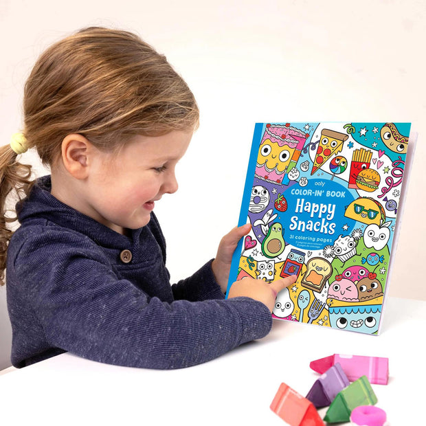 Ooly – Kleurboek - Happy Snacks - CuteStuff.nl