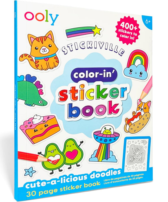 Ooly - Sticker Kleurboek Cute-A-Licious Doodles - CuteStuff.nl