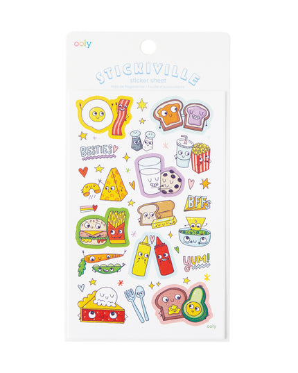Ooly - Stickiville Stickers - BFF Foods - CuteStuff.nl