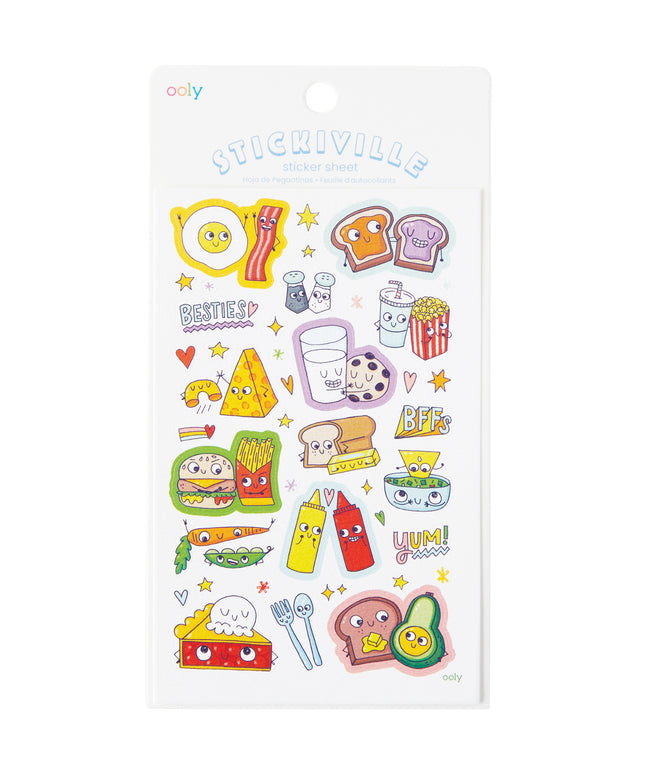 Ooly - Stickiville Stickers - BFF Foods - CuteStuff.nl