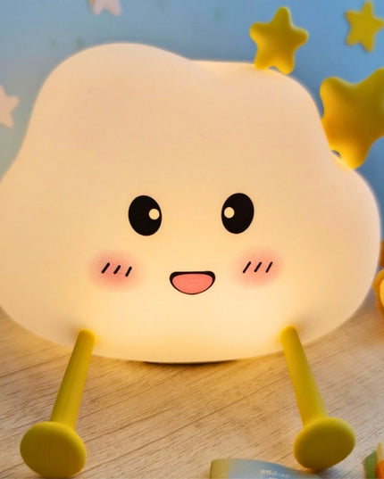 Oplaadbare Soft Lamp Happy Cloud - CuteStuff.nl