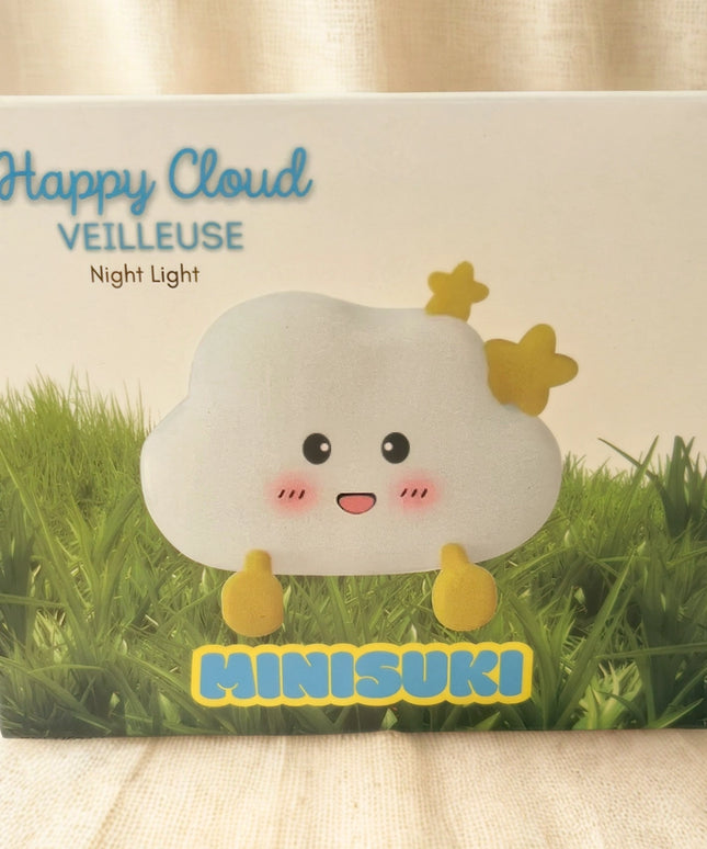 Oplaadbare Soft Lamp Happy Cloud - CuteStuff.nl