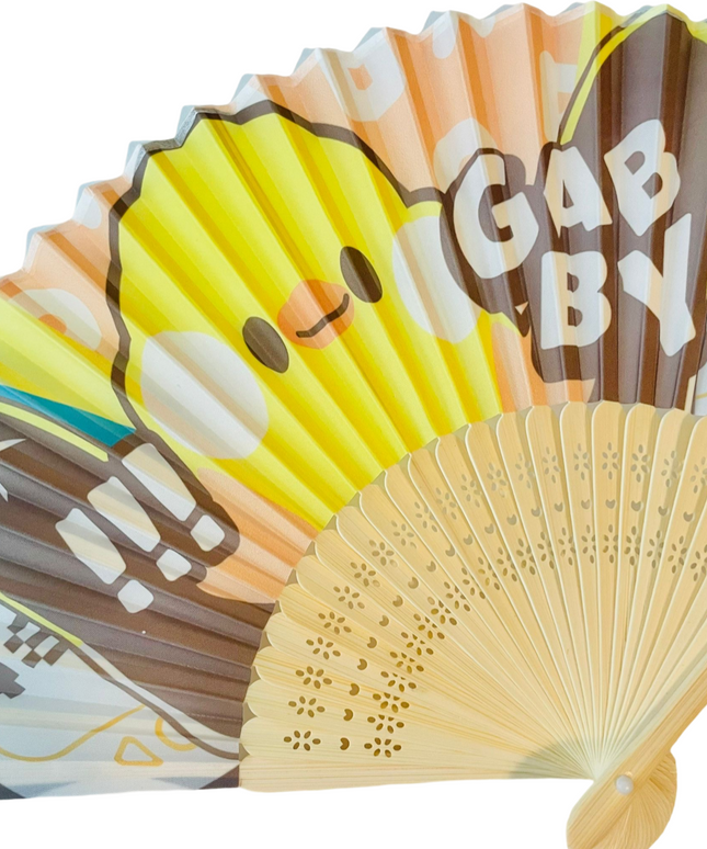 Opvouwbare waaier TINY-K GABBY - Kenji - CuteStuff.nl