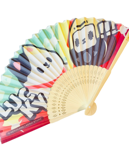 Opvouwbare waaier TINY-K LUCKY - Kenji - CuteStuff.nl