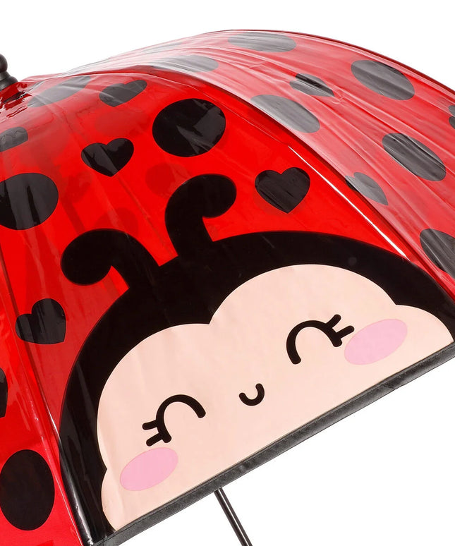 Paraplu Ladybug Transparant  - Legami - CuteStuff.nl