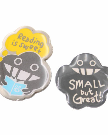 Pin Reading is sweet - Dustykid - CuteStuff.nl