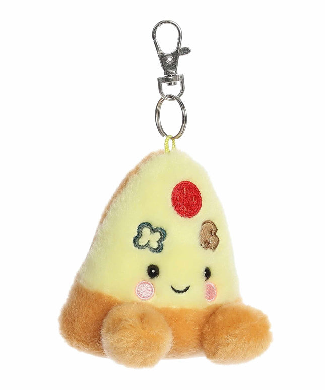 Pizza sleutelhanger knuffeltje 10 cm - Palm Pals - CuteStuff.nl