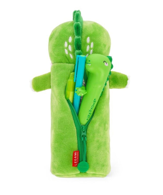 Pluchen etui - Super Soft- Dino  - Legami - CuteStuff.nl