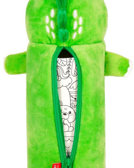 Pluchen etui - Super Soft- Dino  - Legami - CuteStuff.nl