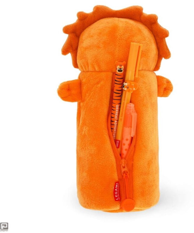 Pluchen etui - Super Soft- Leeuw  - Legami - CuteStuff.nl
