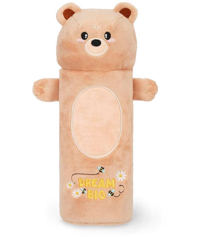 Pluchen etui - Super Soft- Teddybeer  - Legami - CuteStuff.nl