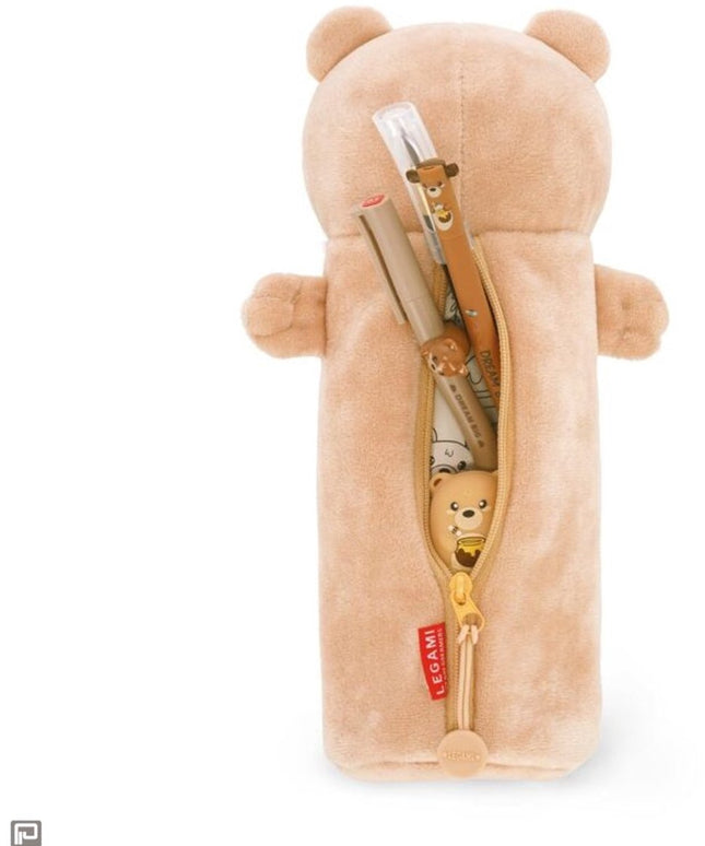 Pluchen etui - Super Soft- Teddybeer  - Legami - CuteStuff.nl
