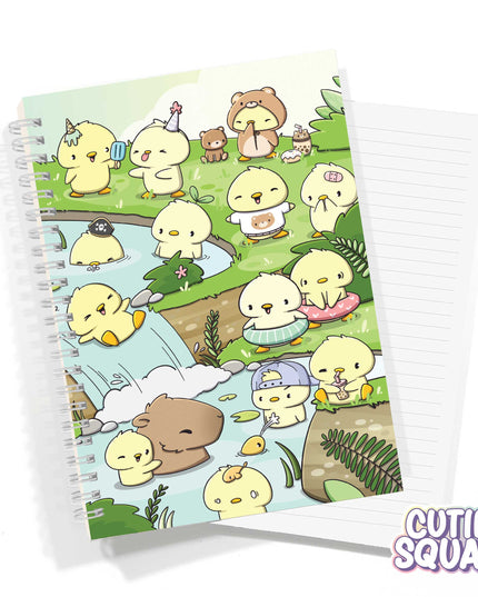 Poolparty Notebook A5 - CutieSquad - CuteStuff.nl