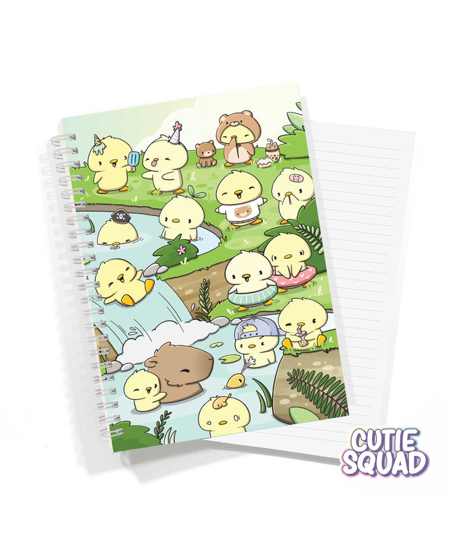 Poolparty Notebook A5 - CutieSquad - CuteStuff.nl