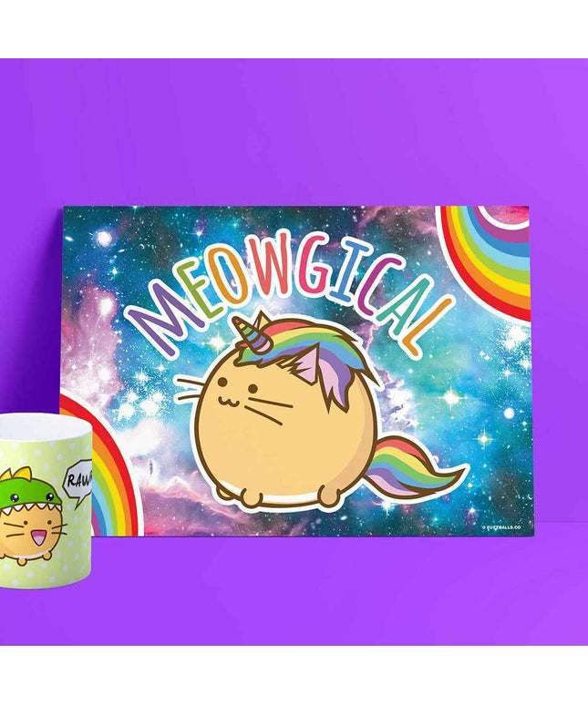 Print A4 - Meowgical - CuteStuff.nl