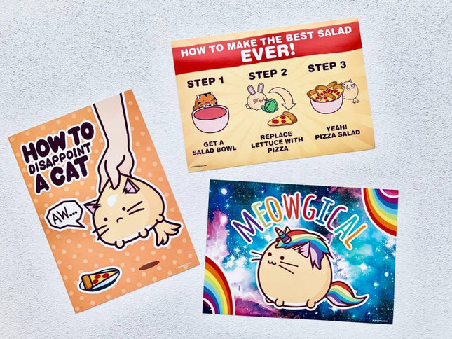Print A4 - Meowgical - CuteStuff.nl