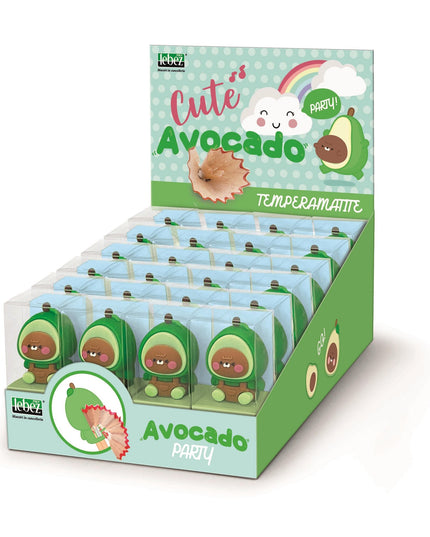 Puntenslijper topper - cute avocado beertje - CuteStuff.nl