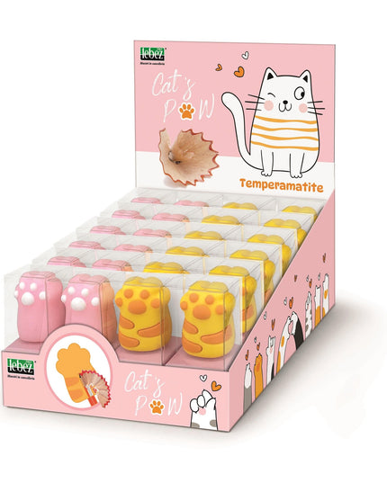 Puntenslijper topper - kattenpootje - CuteStuff.nl
