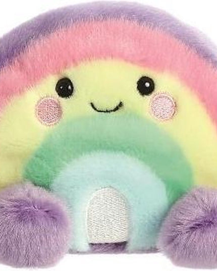 Regenboog knuffeltje 13 cm - Palm Pals - CuteStuff.nl