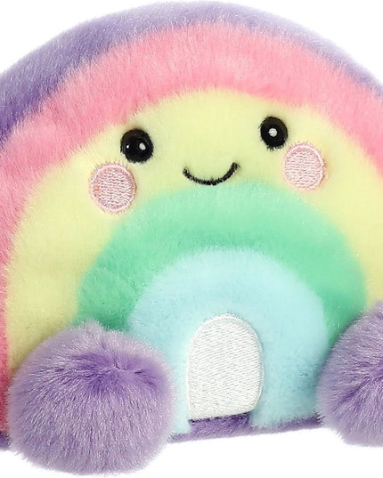 Regenboog knuffeltje 13 cm - Palm Pals - CuteStuff.nl