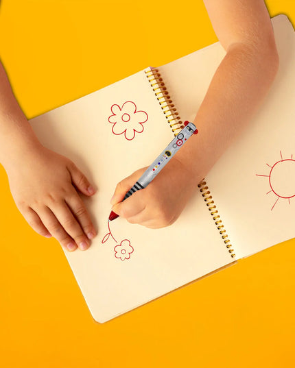 Robot Two-Colour Ballpoint Pen Click & Clack - Legami - CuteStuff.nl