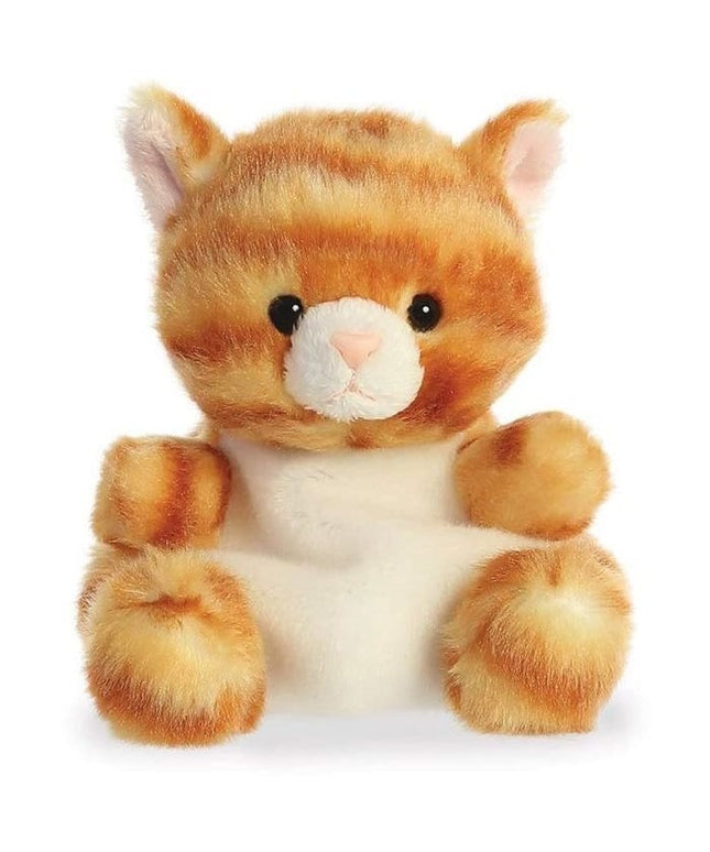 Rode kat knuffeltje 13 cm - Palm Pals - CuteStuff.nl