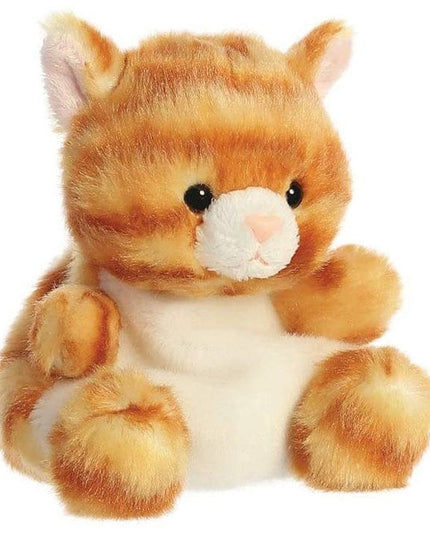 Rode kat knuffeltje 13 cm - Palm Pals - CuteStuff.nl