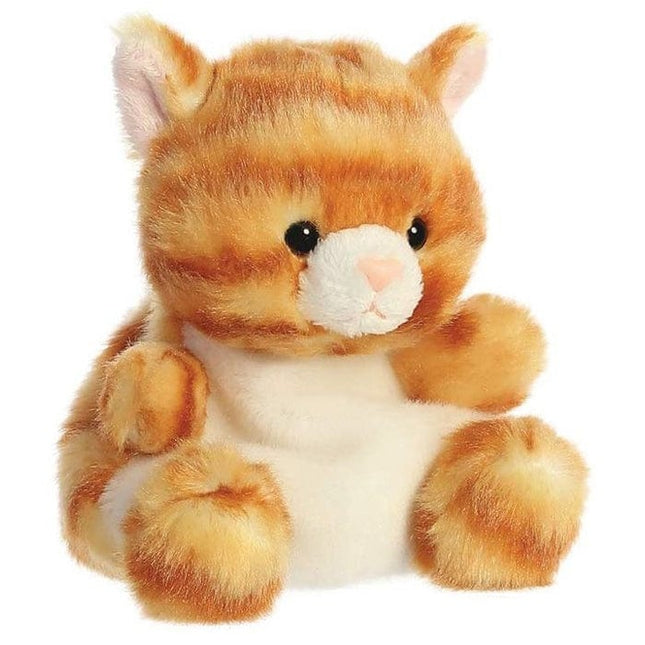 Rode kat knuffeltje 13 cm - Palm Pals - CuteStuff.nl