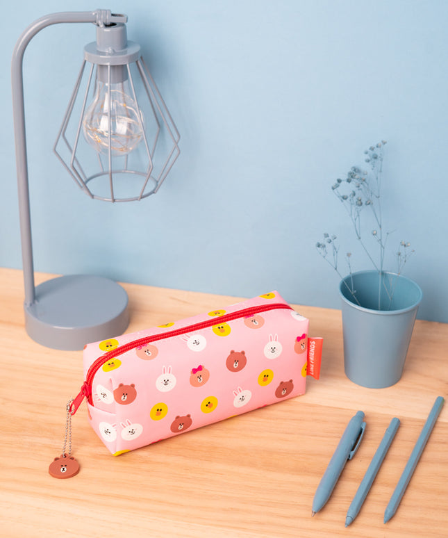 Roze Etui Friends - Line Friends - CuteStuff.nl
