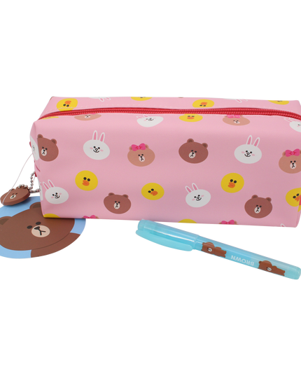 Roze Etui Friends - Line Friends - CuteStuff.nl