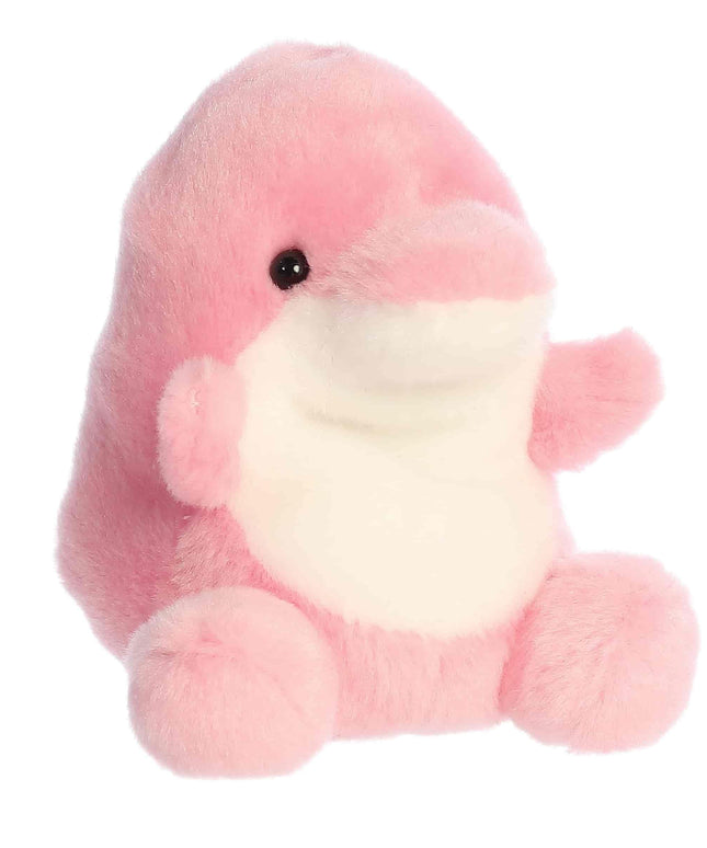 Roze dolfijn knuffeltje 13 cm - Palm Pals - CuteStuff.nl