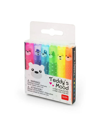 Set mini highlighters - Teddy's Mood - CuteStuff.nl